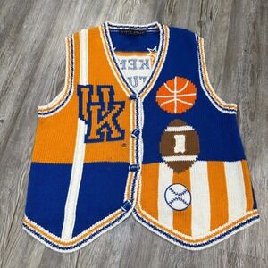 Vintage Birch Bros University of Kentucky Sweater Vest Basketball Football L